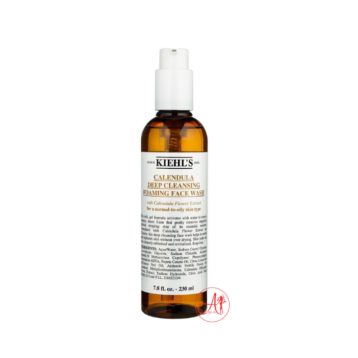 Sữa rửa mặt Kiehls Calendula Deep Cleansing Facial Foaming Face Wash 230ml-Aidep