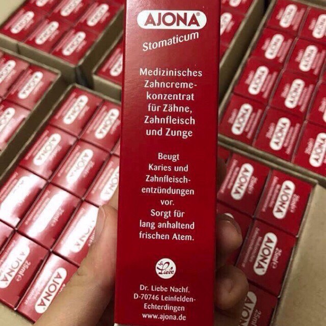 Kem đánh răng Ajona của Đức