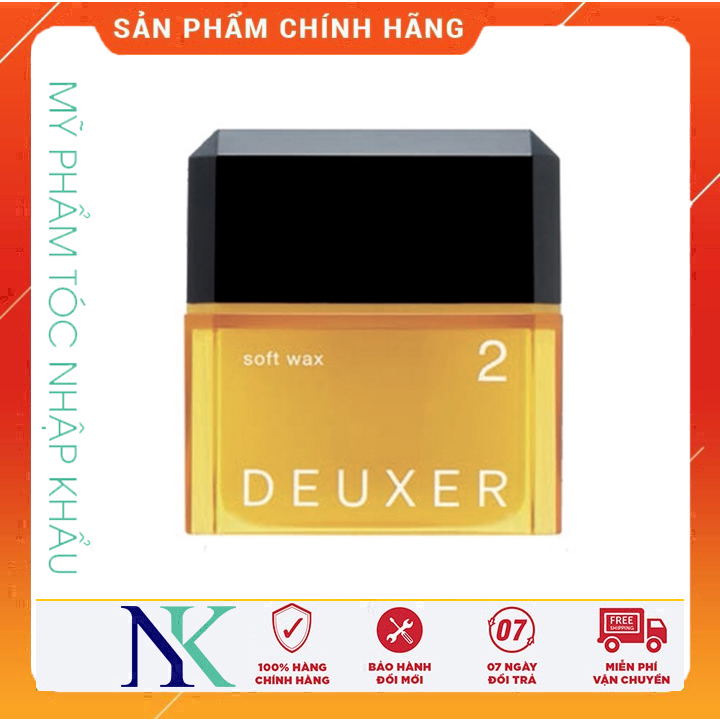 [Hcm]Kem Tạo Kiểu Và Giữ Nếp Nhẹ Deuxer 2 Soft Wax 80G