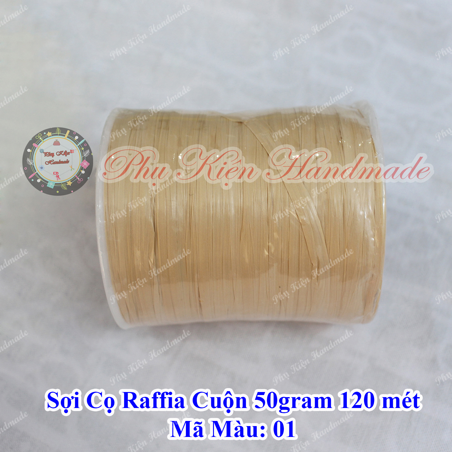 Sợi cọ Raffia 50g/ cuộn 120 mét