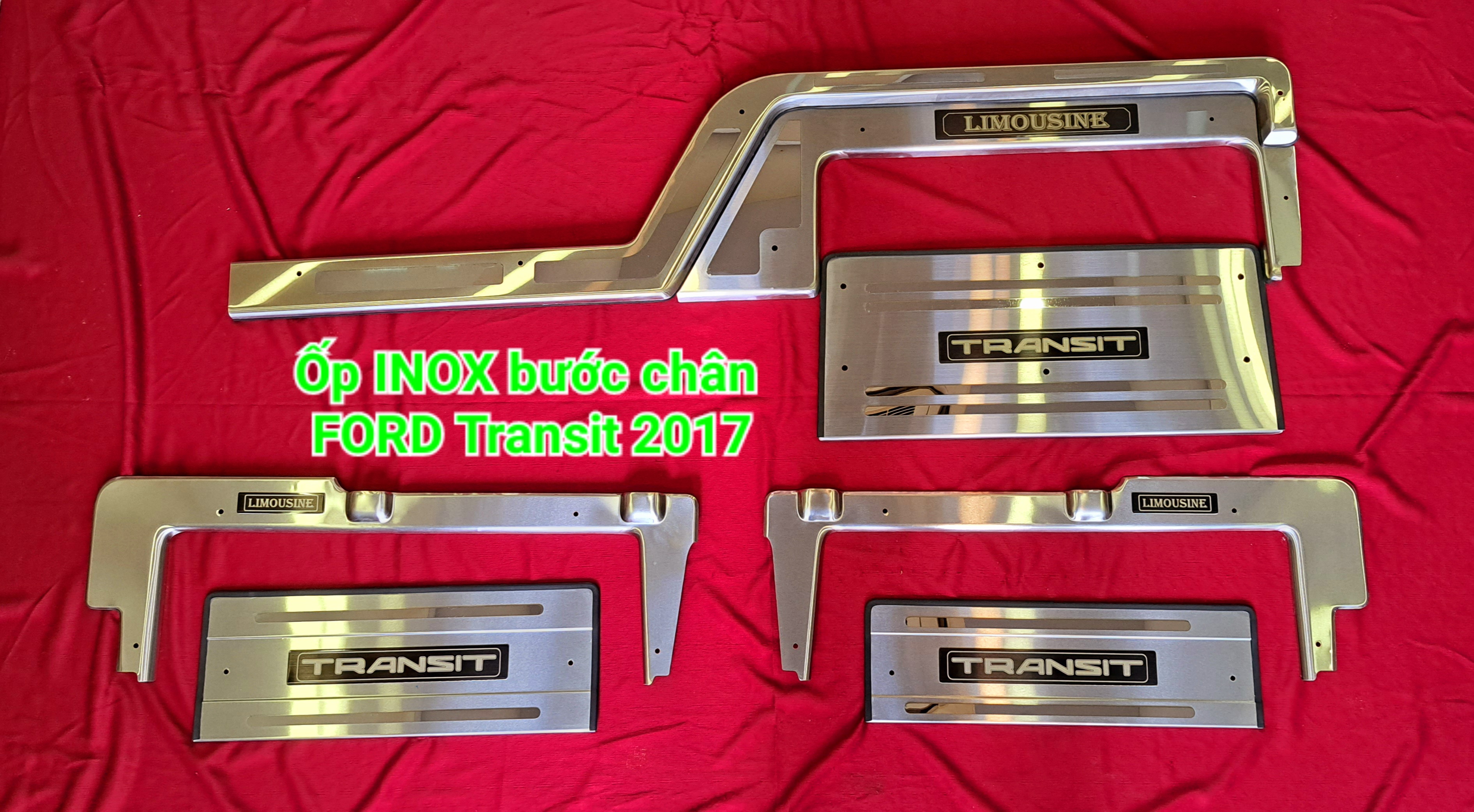 Ốp INOX bước chân trong FORD Transit