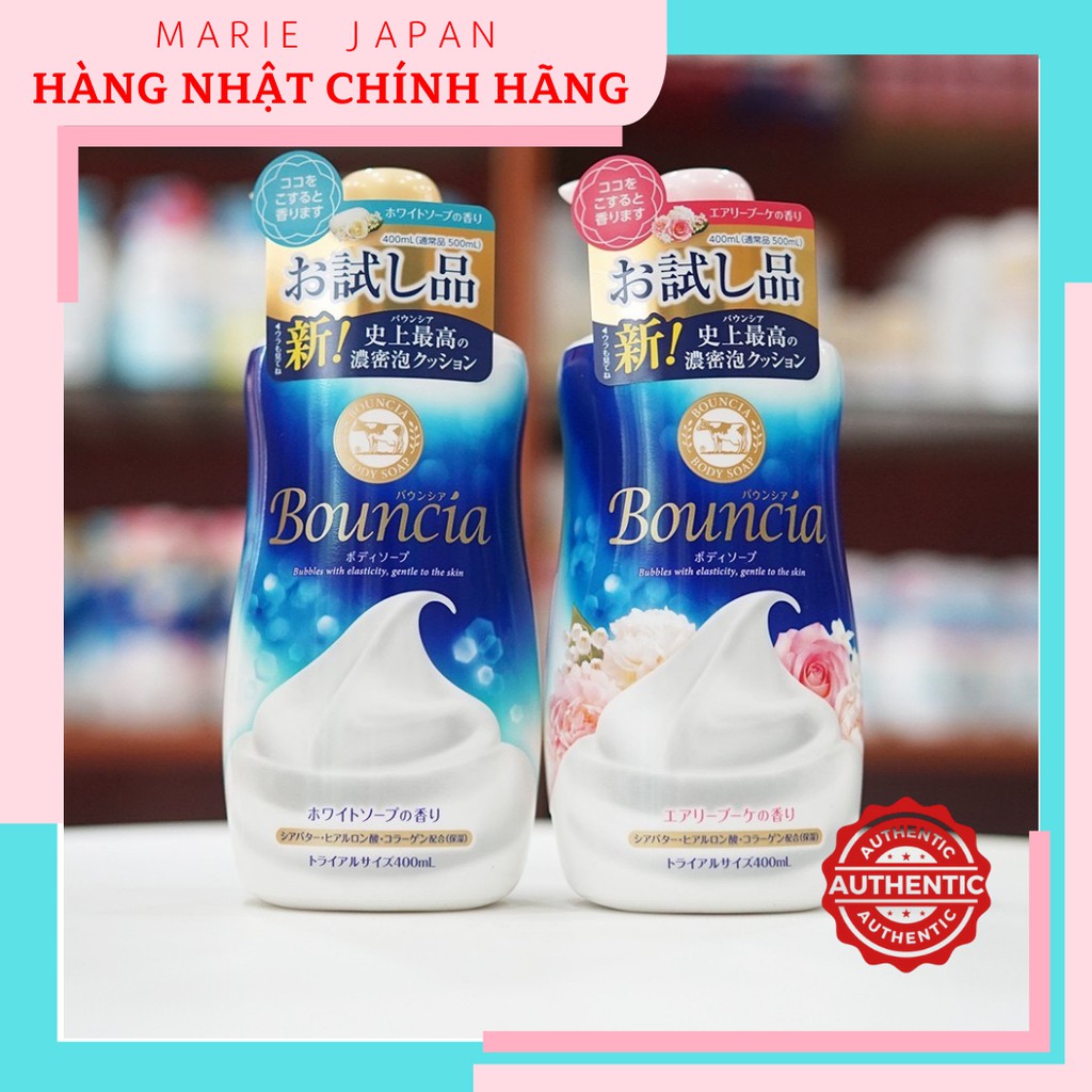 [Hcm]Sữa Tắm Bouncia Chiết Xuất Từ Sữa Bò 500 Ml - Hàng Nhật Nội Địa