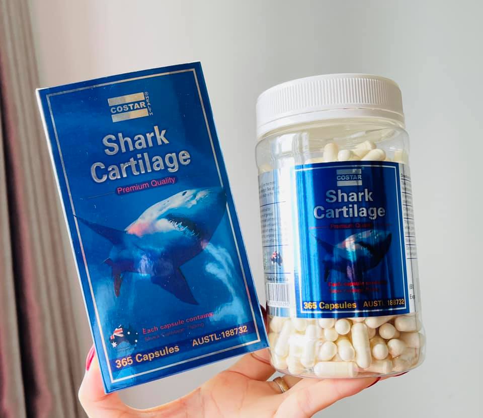 [Hcm]Sụn Cá Mập Costar Blue Shark Cartilage 750Mg 365 Viên