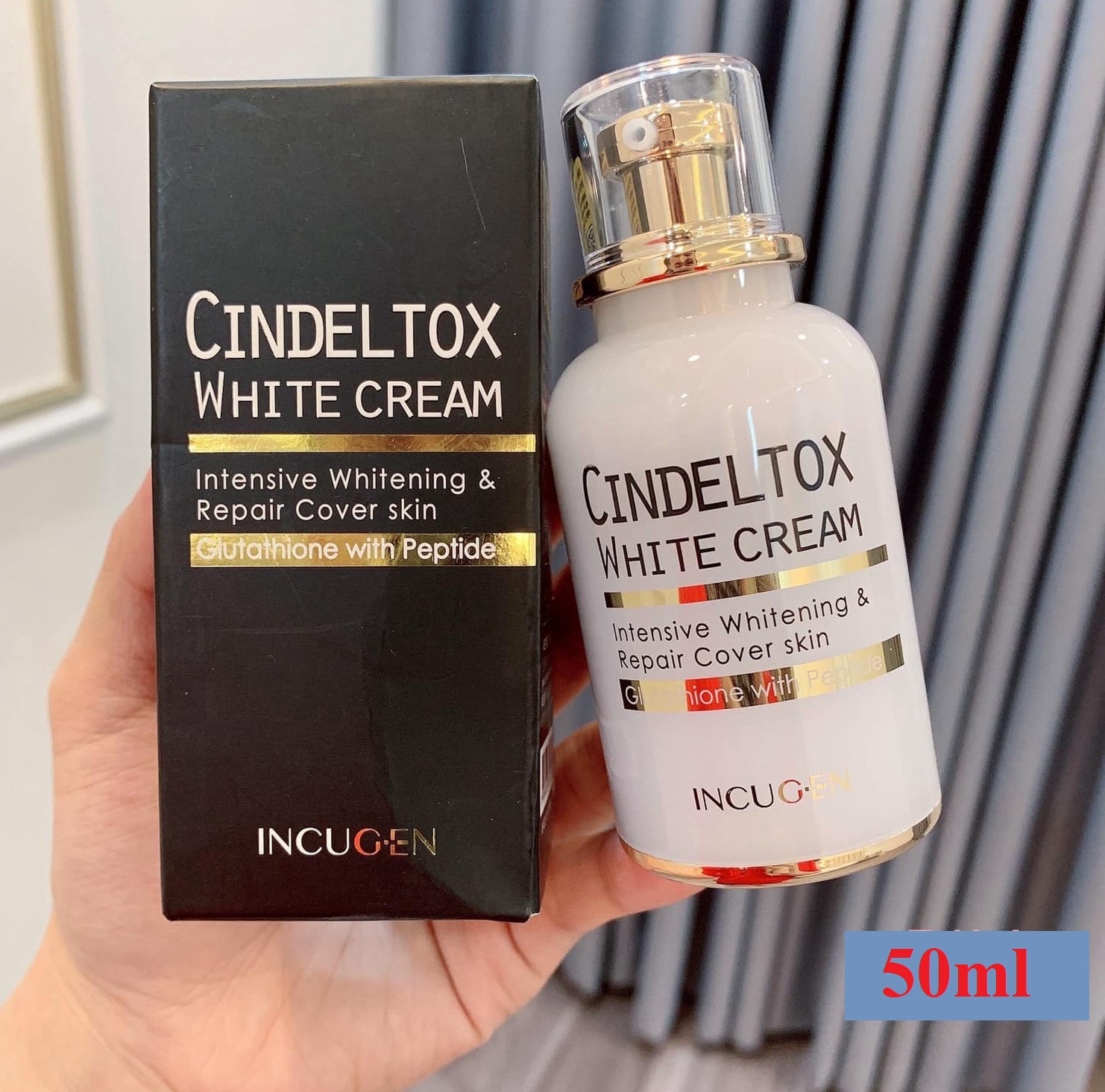 [Hcm]Kem Dưỡng Trắng Bật Tông Da Cindeltox Cream