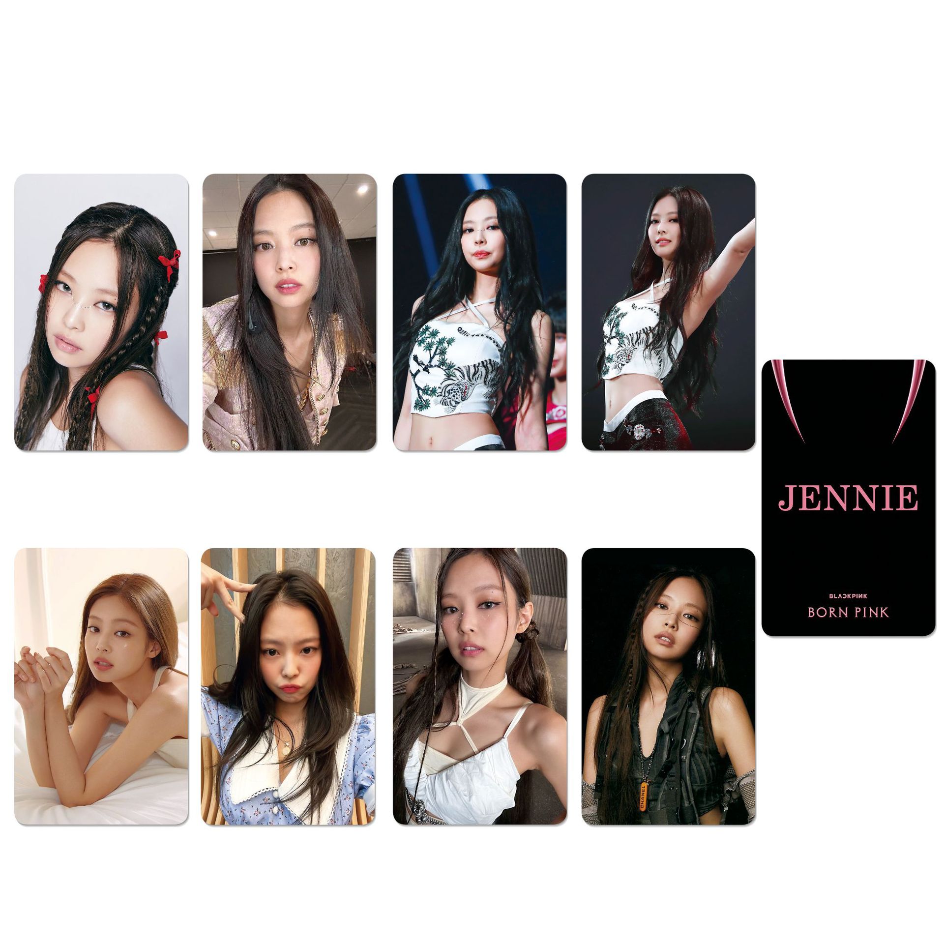 Thẻ Lomo BlackPink 4NV bo góc Thẻ card Album Thần Tượng Kpop - Bộ 8 tấm hình