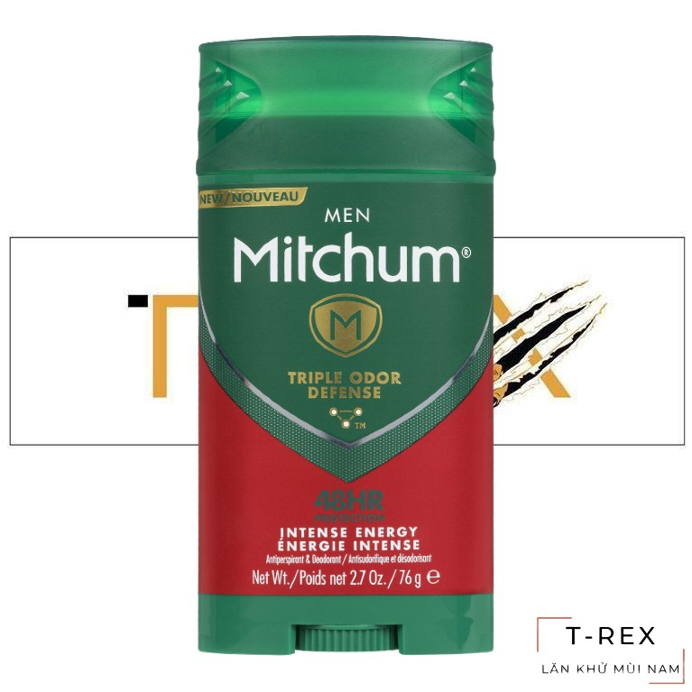 [Hcm]Lăn Sáp Khử Mùi Nam Mitchum Intense Energy 76G (Cam Kết Hàng Đúng Mô Tả)