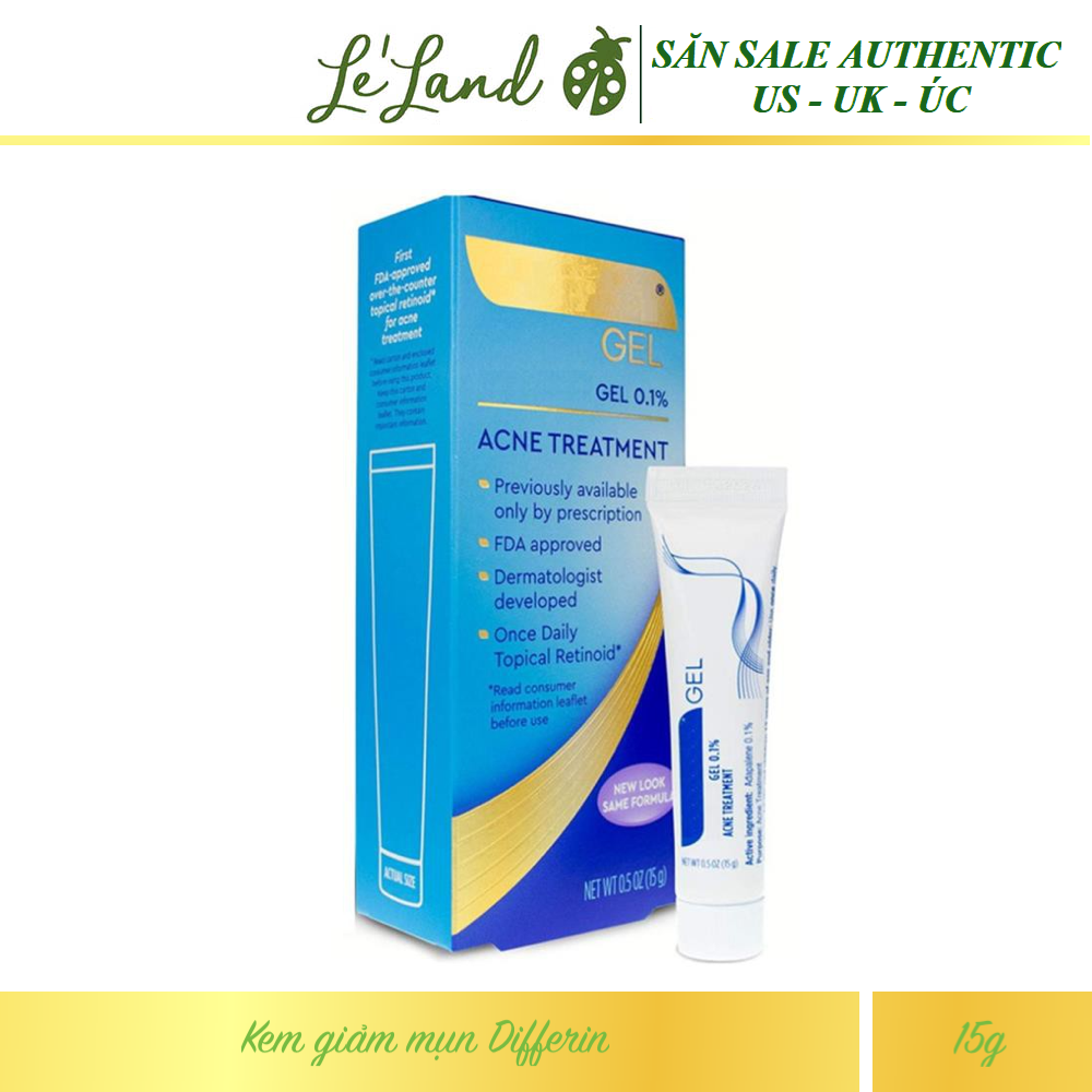 Bill Us - Kem Mụn Differin Ada.palene Gel 0.1% 15G