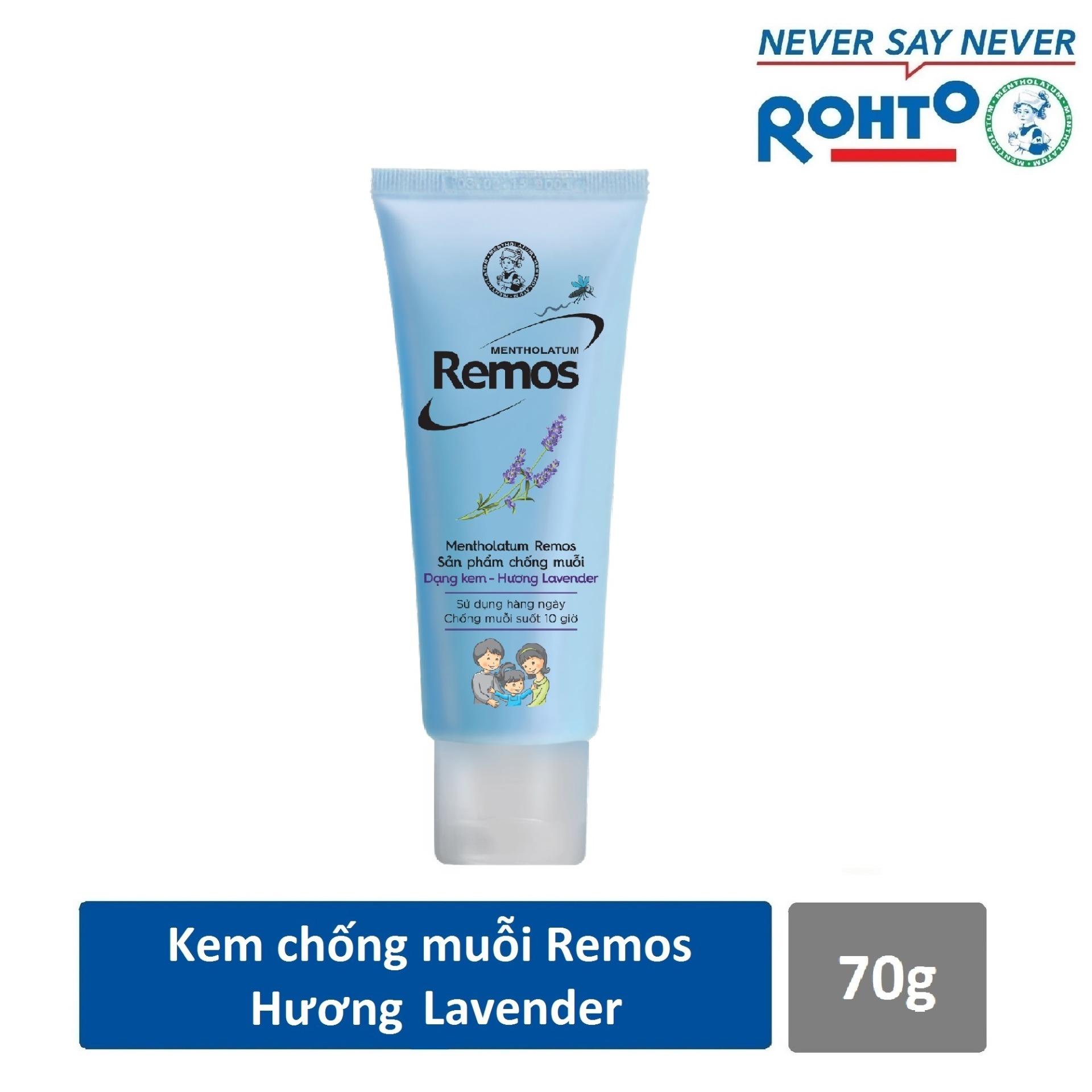 Kem chống muỗi Rohto Metholatum Remos Hương Lavender 70g