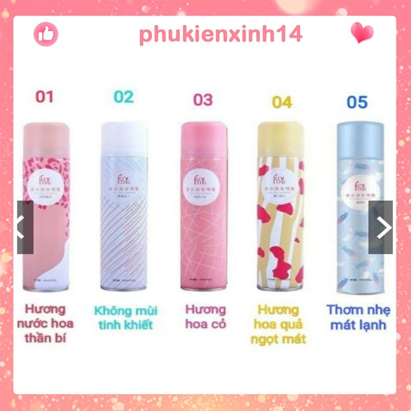 Dầu Gội Khô Issy Xử Lý Tóc Bết Dính Dry Shampoo 150Ml