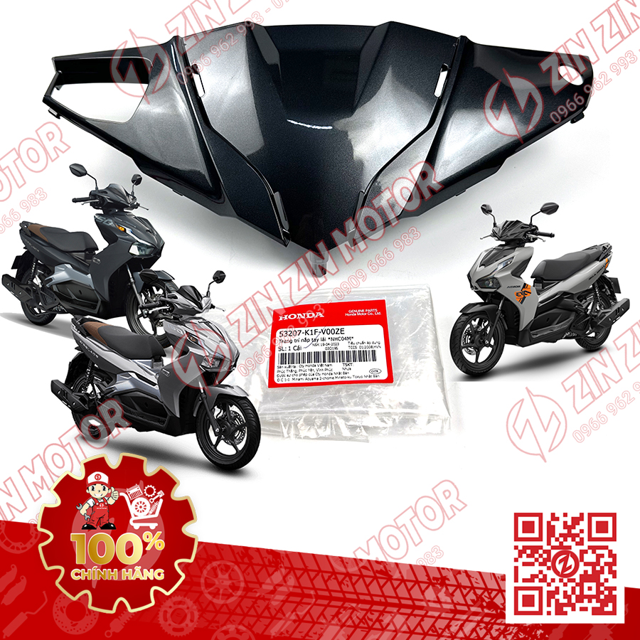 Ốp Đầu Trang Trí Nắp Tay Lái AB 2020 2021 2022 - 2025 AirBlade 160 Air Balde 150 / 125 Đủ Màu Chính 