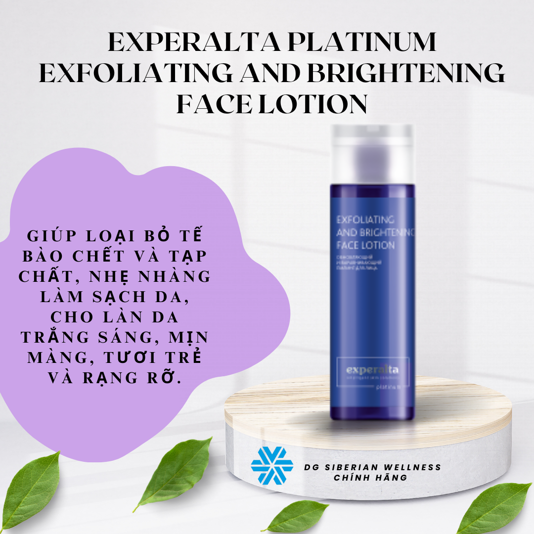 [CHÍNH HÃNG] Experalta Platinum Exfoliating and Brightening Face Lotion - SIBERIAN WELLNESS