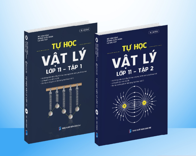 Combo 2 sách id tự học Vật lý lớp 11 chương trình SGK mới Moonbook