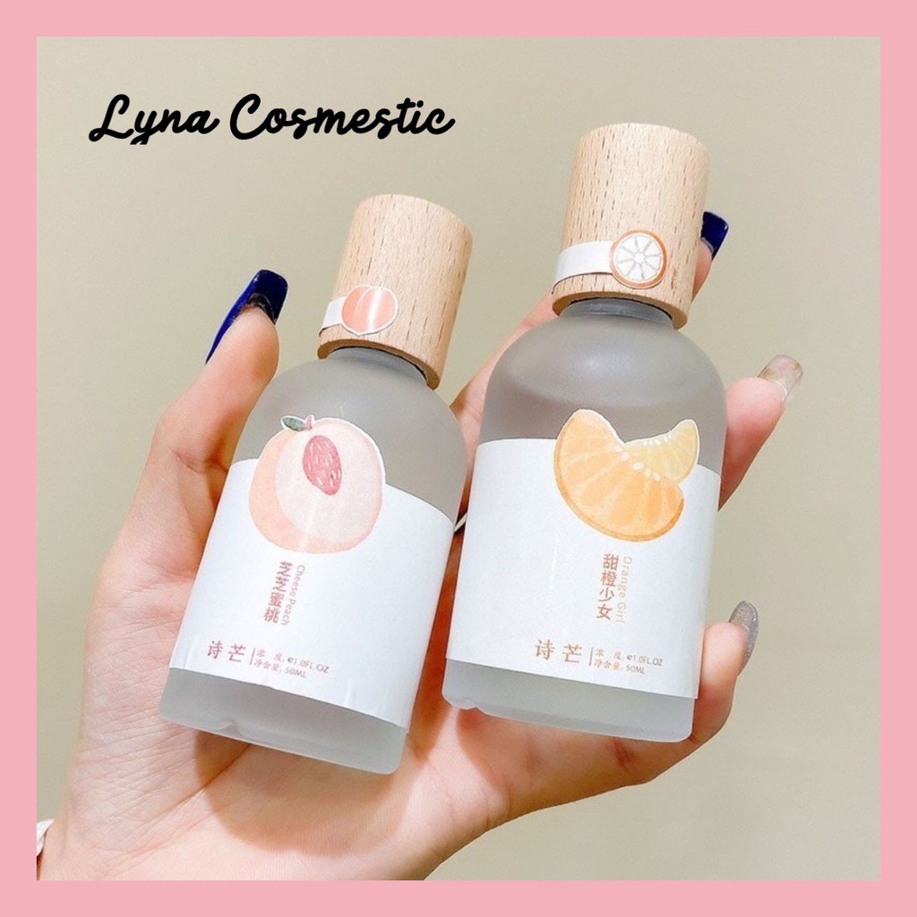 [HCM][Hàng Có Sẵn] Nước Hoa Shimang Trà Thơ Vỏ Mờ Nắp Gỗ Sang Trọng 50ML