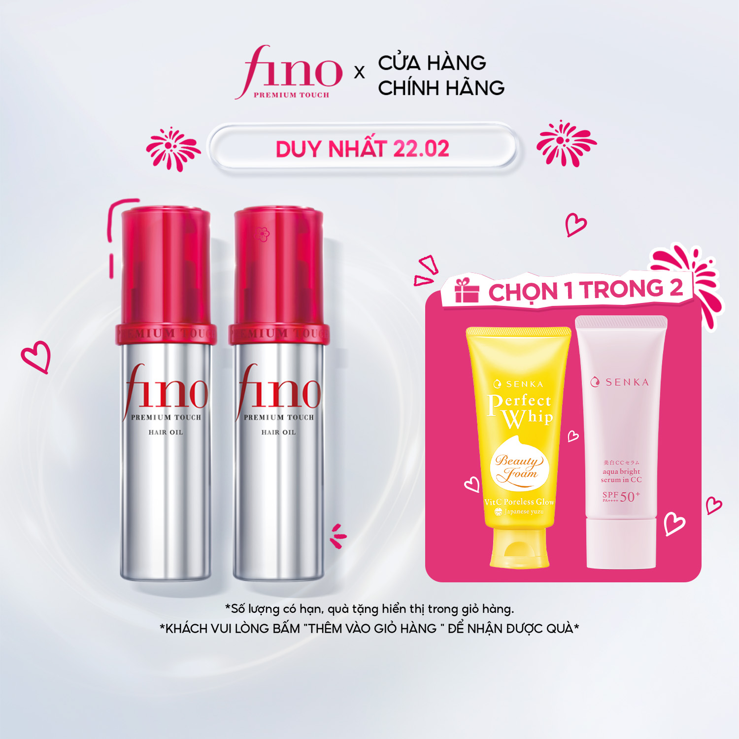 Bộ 2 Dầu Dưỡng Tóc Cao Cấp Fino Premium Touch Hair Oil B 70Ml