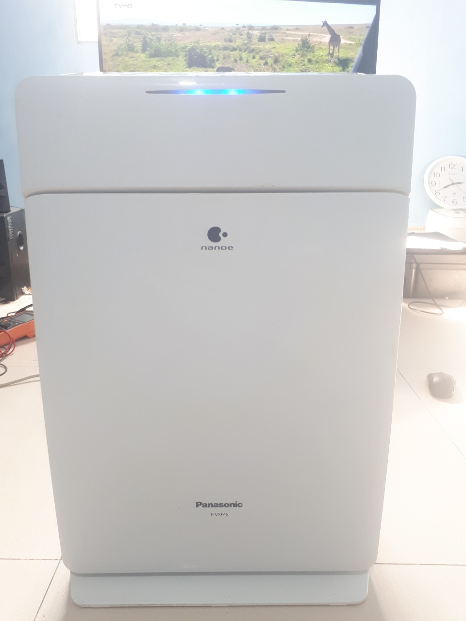Máy lọc không khí tạo ẩm Panasonic F-VXF45 Vip Inverter Nội địa Nhật hàng lướt  mặt dâng lá đảo gió 