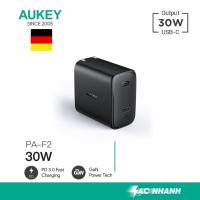 Cốc Sạc Nhanh Aukey PA-F2 Cổng Type C Power Delivery 30W cho điện thoại - máy tính bảng