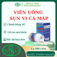 Sụn cá mập Shark Cartilage (chính hãng Mỹ) viên uống bổ xương khớp. Lọ 100 viên