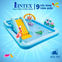 [TẶNG BƠM ĐIỆN + BỘ BH] Bể bơi phao cầu trượt INTEX đủ mẫu - Bảo hành 12 tháng
