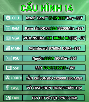 PC Gaming i5 12400f / RTX 3060ti / ram 32G / SSD 512G Case Gaming Máy tính chơi game Giá rẻ nhất