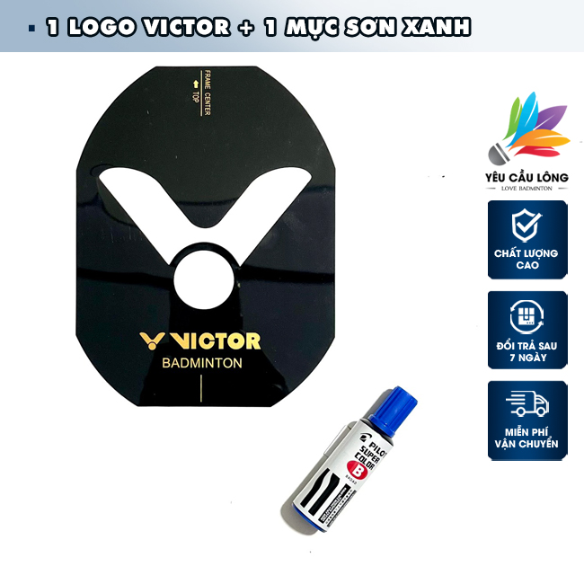 Khung Logo Sơn Vợt Cầu Lông Yonex Lining Victor Mizuno Kumpoo VS Và Mực Sơn