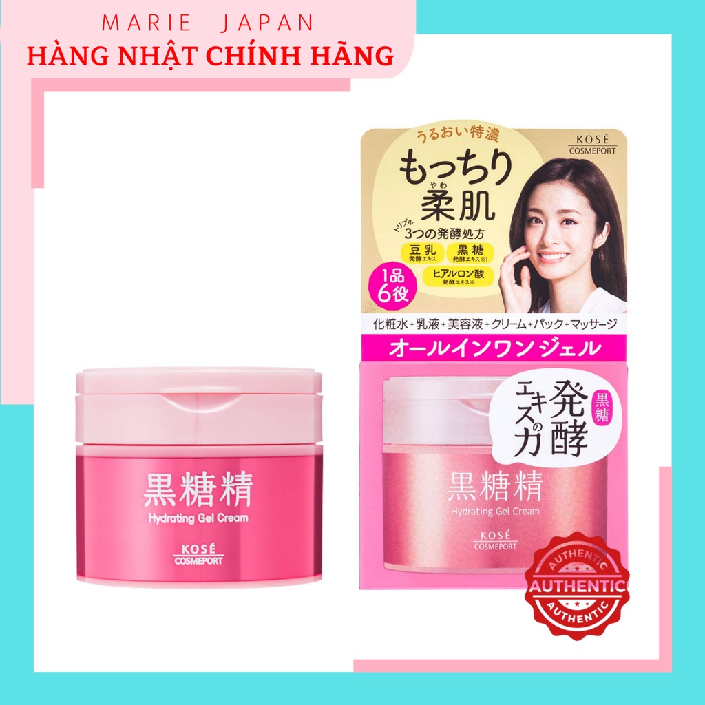 [Hcm]Kem Dưỡng Ẩm Chống Lão Hóa Cao Cấp Kose Hydrating Gel Cream 6In1 90G