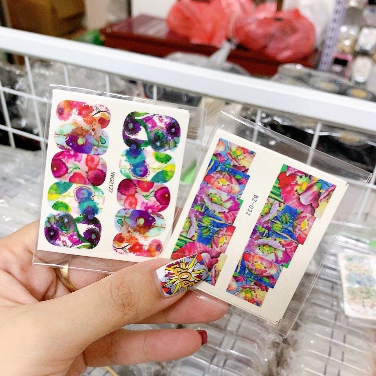 Set 2 Tấm Dán Móng Tay