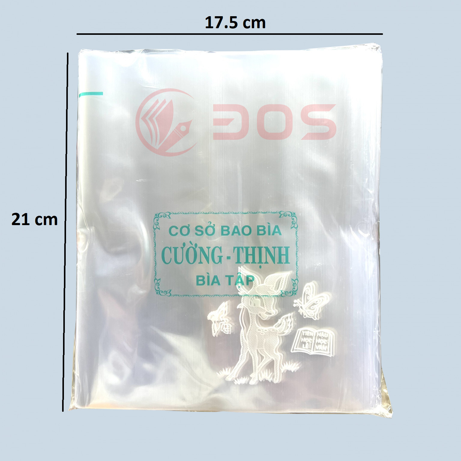 Xấp 50 Tờ Bao Tập Bao Vở Cường Thịnh Loại Dày Đặc Biệt