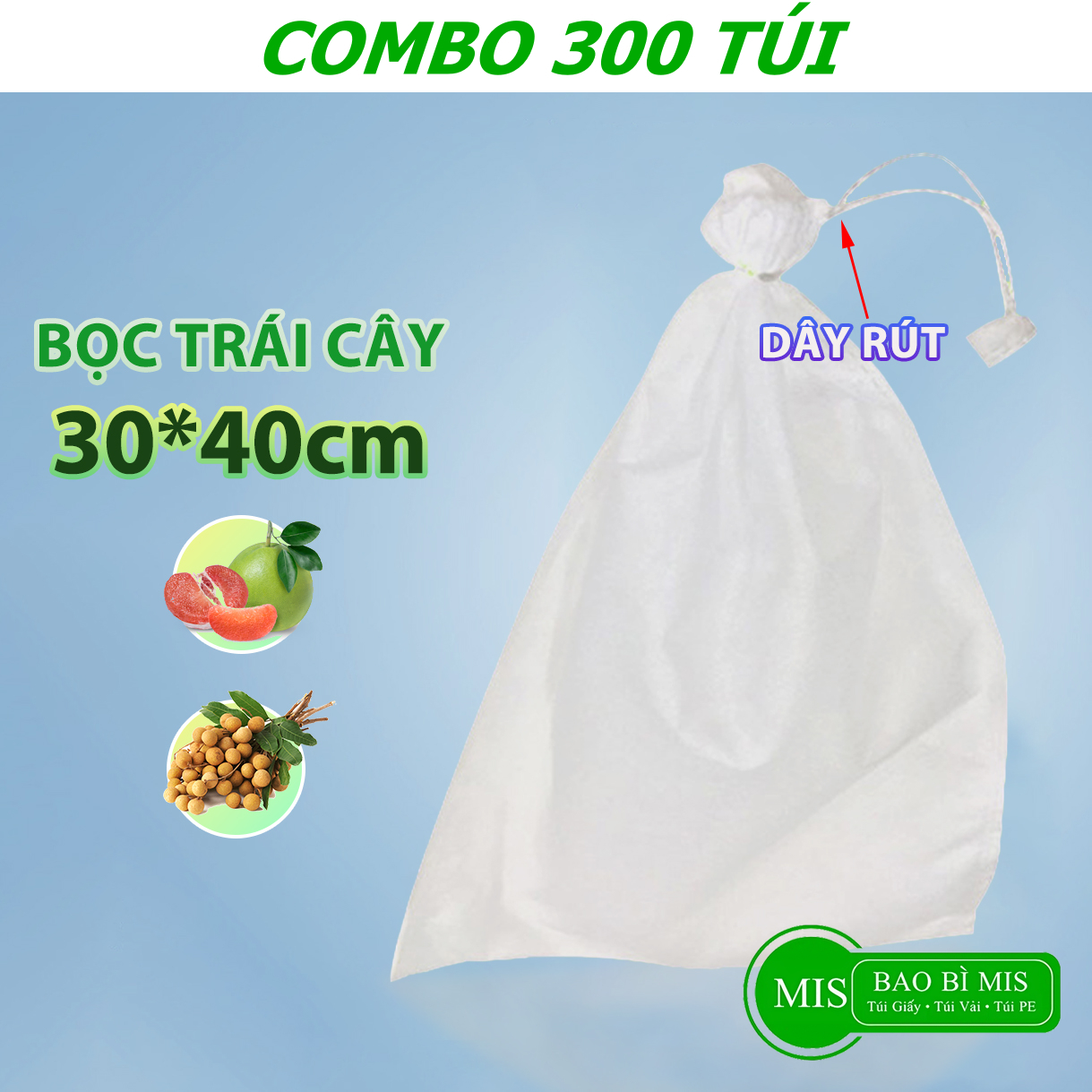 100 Túi Bọc Trái Cây Túi Bọc Bưởi Túi Vải Bọc Xoài Cát Túi Bọc Ổi Na Thái Mãng Cầu Bọc Trái Cây Chốn