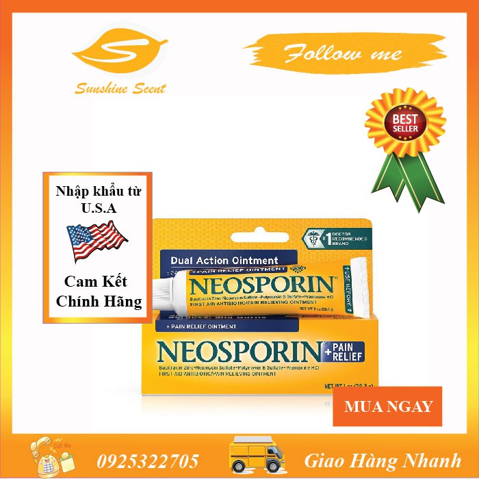 [Hcm]Thuốc Mỡ Kháng Sinh Neosporin (28.3G)