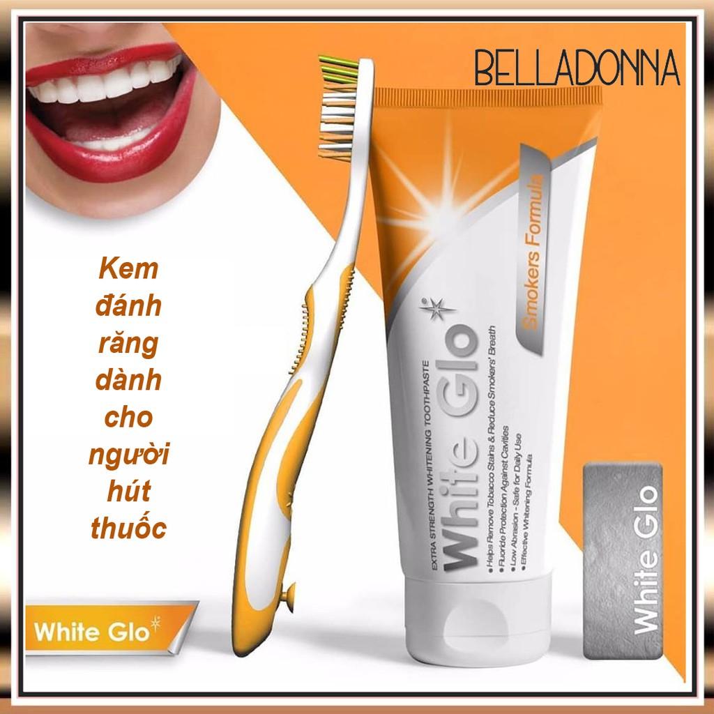 [HCM]Kem đánh răng White Glo Smokers Fomula 150g kèm bàn chải đánh răng White Glo