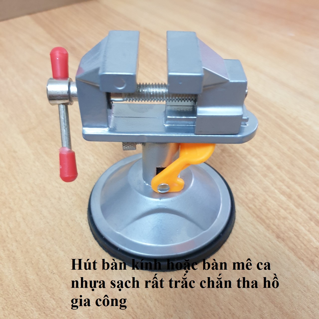 ê tô hút bàn kẹp xoay 360 độ - eto kẹp đa năng mini
