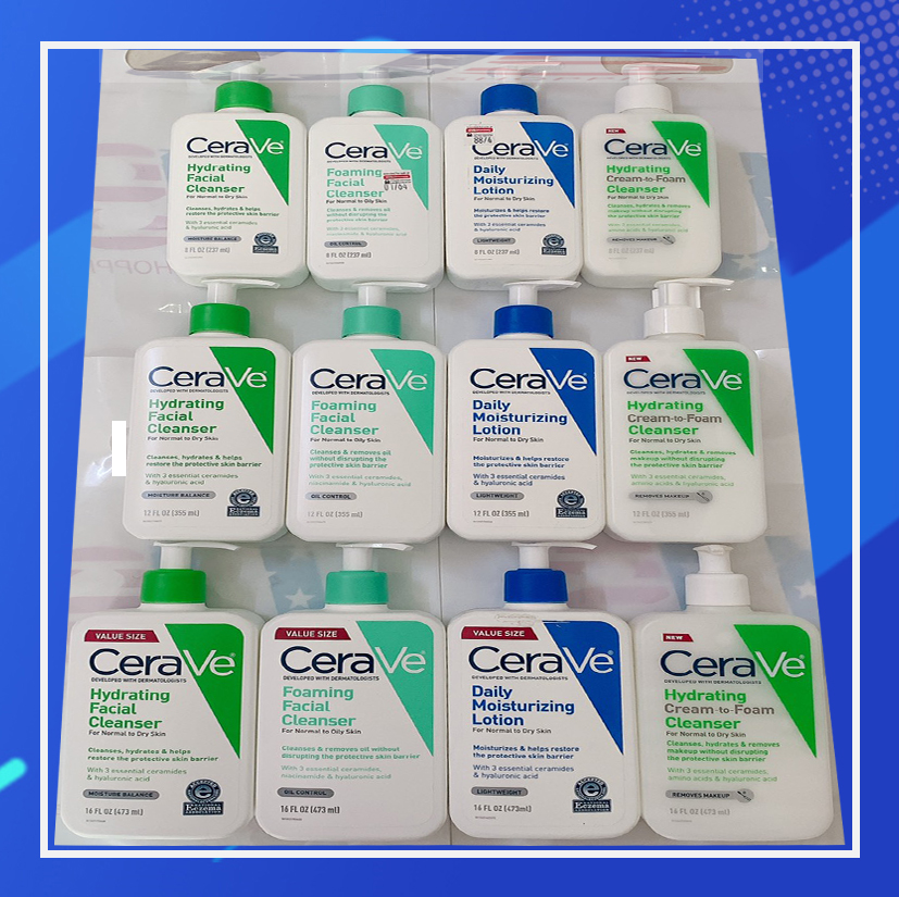 [Hcm]Cerave Sữa Rửa Mặt Cerave Dành Cho Da Khô