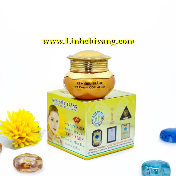 [HCM]KEM SIÊU TRẮNG LINH CHI VÀNG 20G