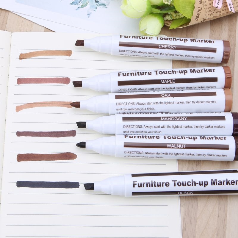Haile Furniture Repair Pen Touch Up Markers & Filler Sticks Wood Scratches  Restore Kit Patch Paint