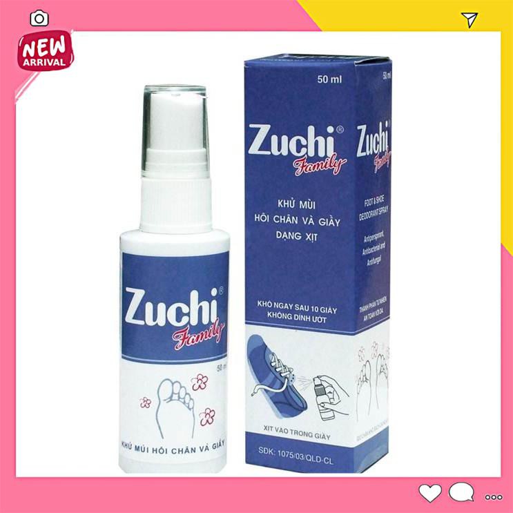 XỊT KHỬ MÙI HÔI CHÂN ZUCHI THẢO DƯỢC