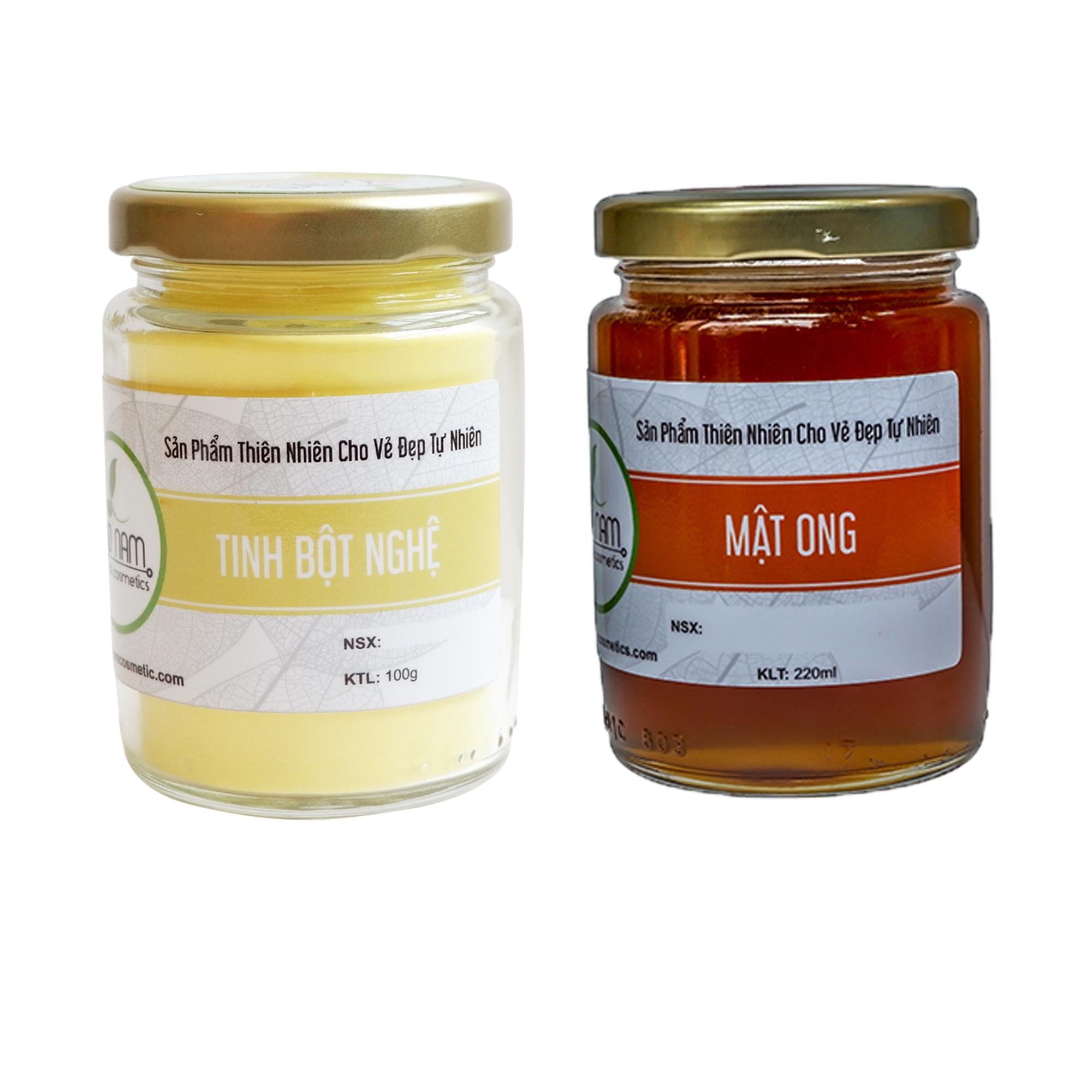 [Hcm]Combo Tinh Nghệ Nguyên Chất Bảo Nam 100G + Mật Ong 220Ml - Làm Sáng Da [ Đã Được Kiểm Nghiệm Y Tế ]