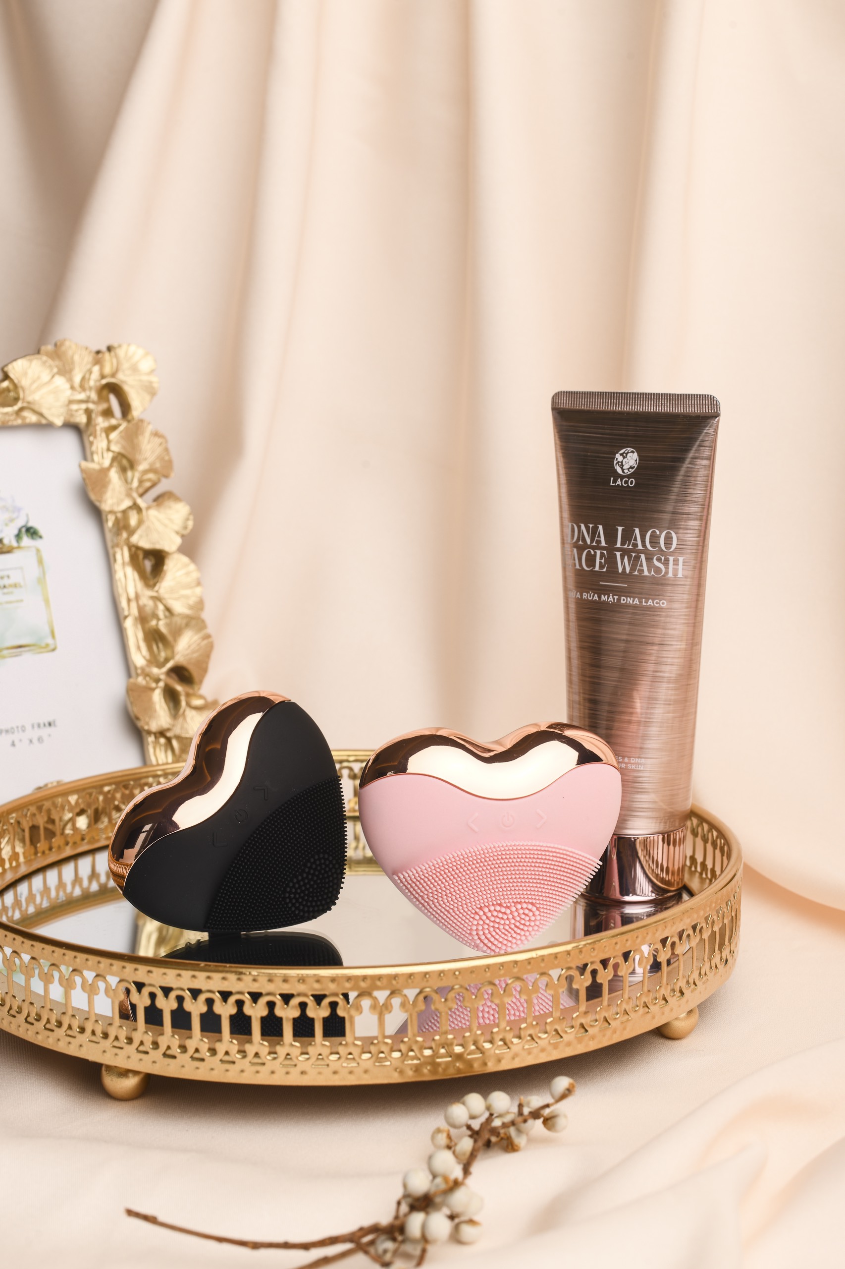 ⚡Tặng sữa rửa mặt⚡ Máy rửa mặt LACO  – LACO LUXURY tặng kem sữa rửa mặt MAROSA LACO