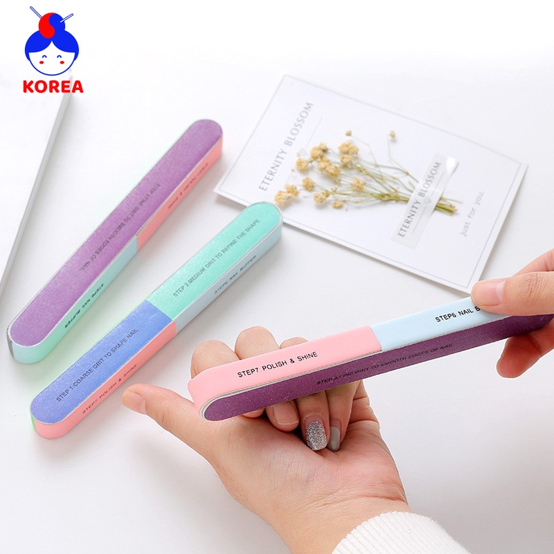 [Hcm]Dũa Móng Tay 7 Bước Đánh Bóng Tiện Dụng Gia Dụng Korea