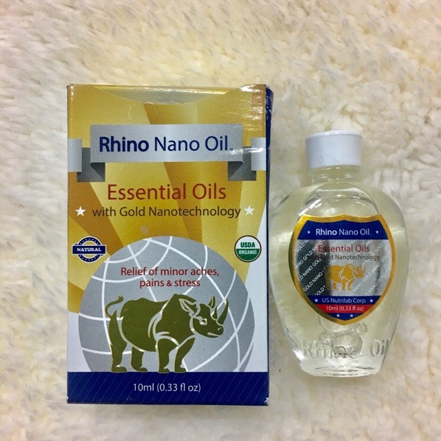 [Hcm]Dầu Nóng Hiệu Con Tê Giác Rhino Nano Oil 10Ml