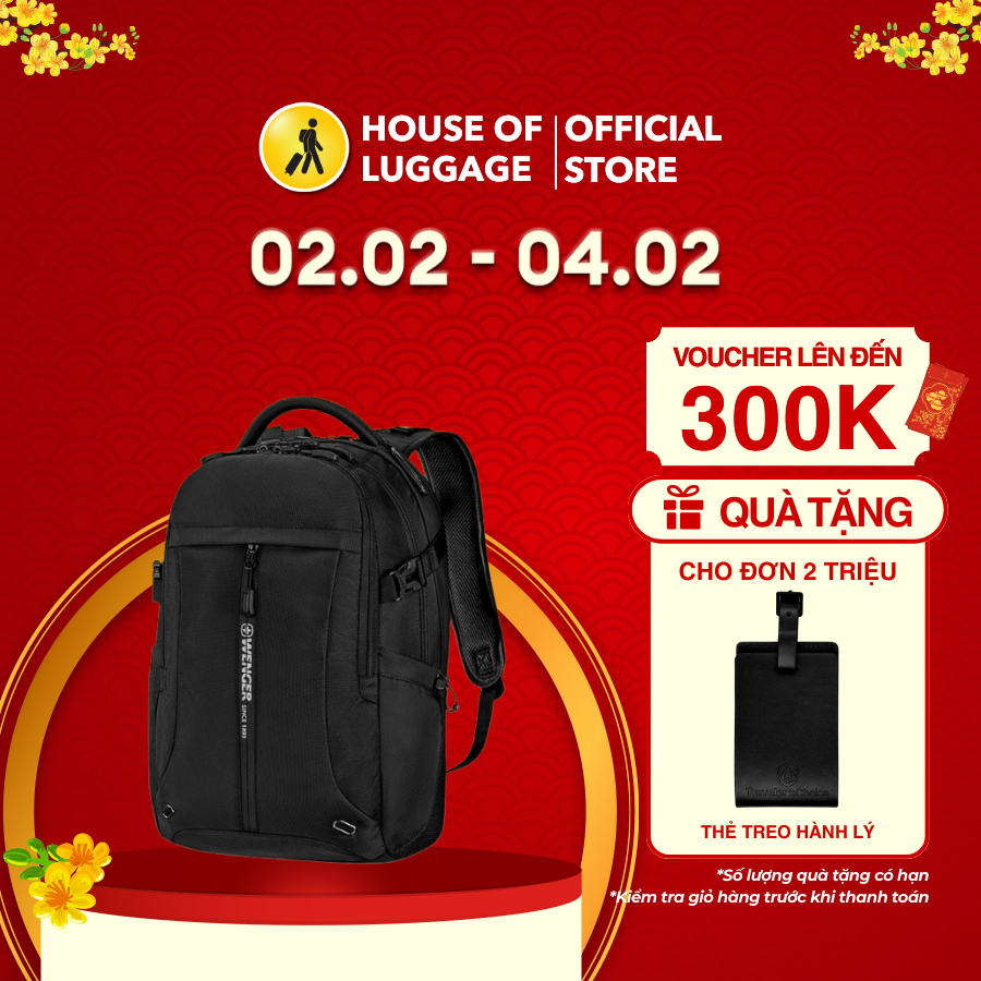 Balo laptop 15.6" Runner Pro WENGER - THỤY SĨ