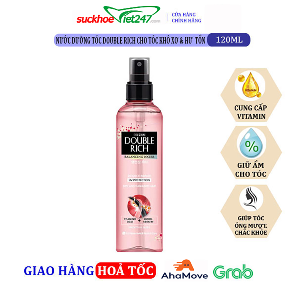 [Hcm]Nước Dưỡng Tóc Double Rich Cho Tóc Khô Xơ Và Hư Tổn 120Ml 8935030218250