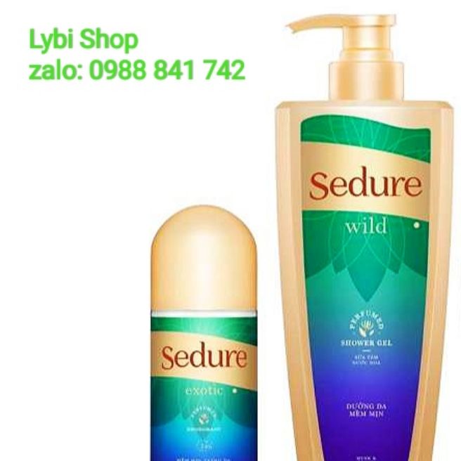 Combo Sữa Tắm Nước Hoa 500G + Lăn Khử Mùi Hương Nước Hoa 50Ml Sedure Wild