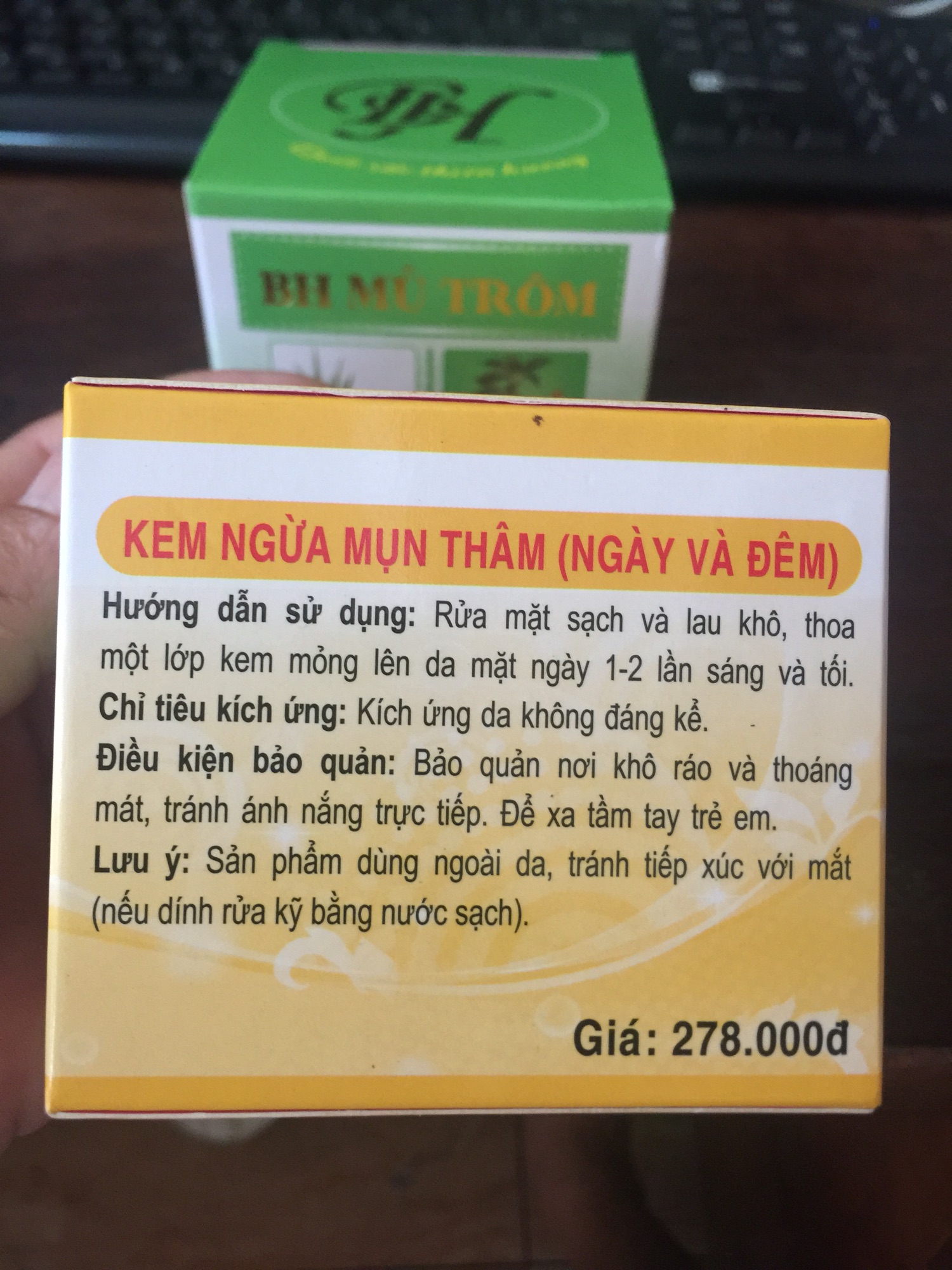 Kem Ngừa Mụn Mủ Trôm