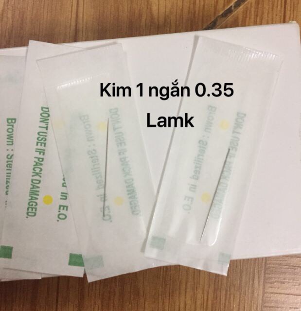 100C KIM 1 NGẮN VÀ 3 TRÒN NGẮN  DÙNG CHO MÁY THẦN THÁNH TRONG PHUN XĂM
