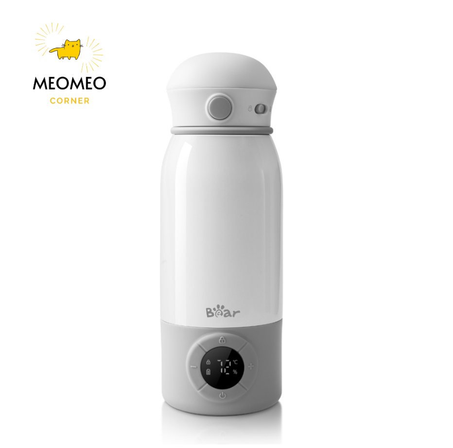 Bình đun và hâm nước pha sữa di động mini 0.5L Bear BKL-055EJ
