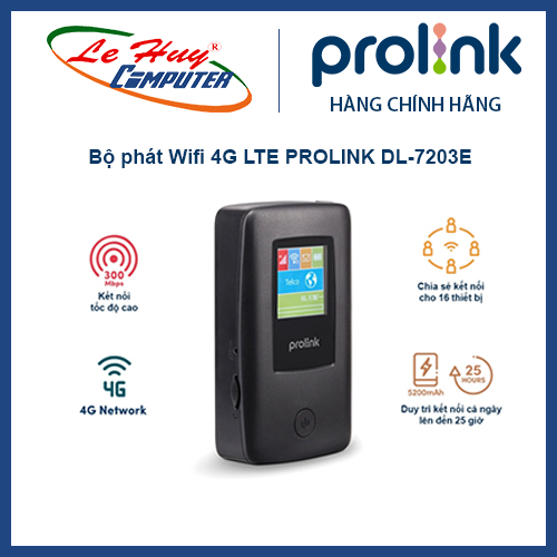 Thiết bị phát wifi di động 4G LTE PROLINK DL-7203E