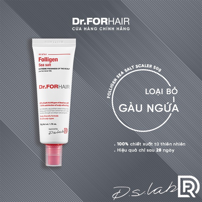 Tẩy Tế Bào Chết Da Đầu Dr.forhair Giảm Ngứa Sạch Gàu Tận Gốc Dr For Hair Sea Salt Scaler