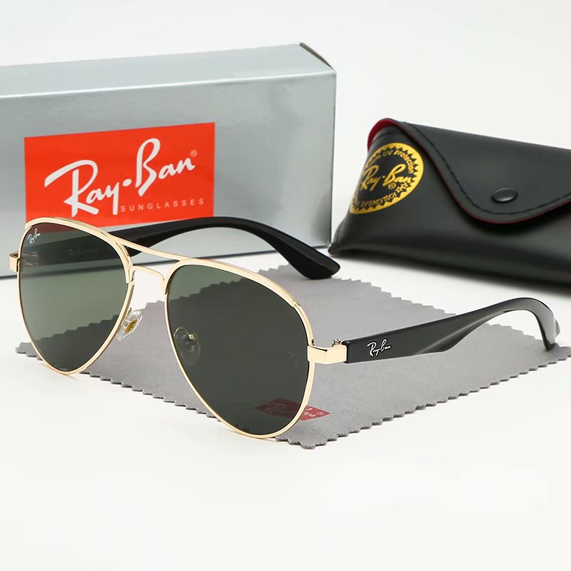 Ray-ban glasses Thời trang RAY BAN nam nữ kính râm gương Vintage hàng không thí điểm kính râm Kính phân cực bán kính râm thể thao rayban sunglasses RB3523