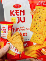 Bánh quy Richy KenJu giòn kem dẻo dai 186gr - 279gr - bổ sung chất xơ dinh dưỡng-hương vị Nhật Tết an khang