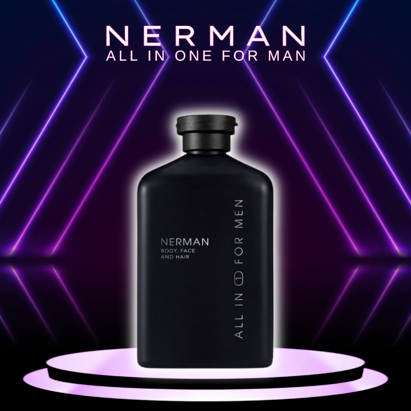 Sữa tắm nam Nerman Gentleman 3 in 1 350ml tắm - gội - rửa mặt hương nước hoa cuốn hút